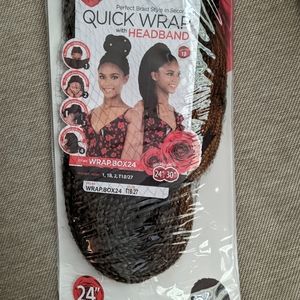Seduction Quick Wrap with Headband (Braids)